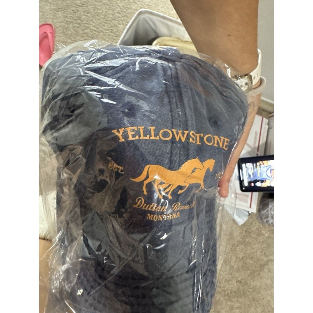 Yellowstone Dutton Ranch Montana Blue Men's Baseball Cap Western Outdoor